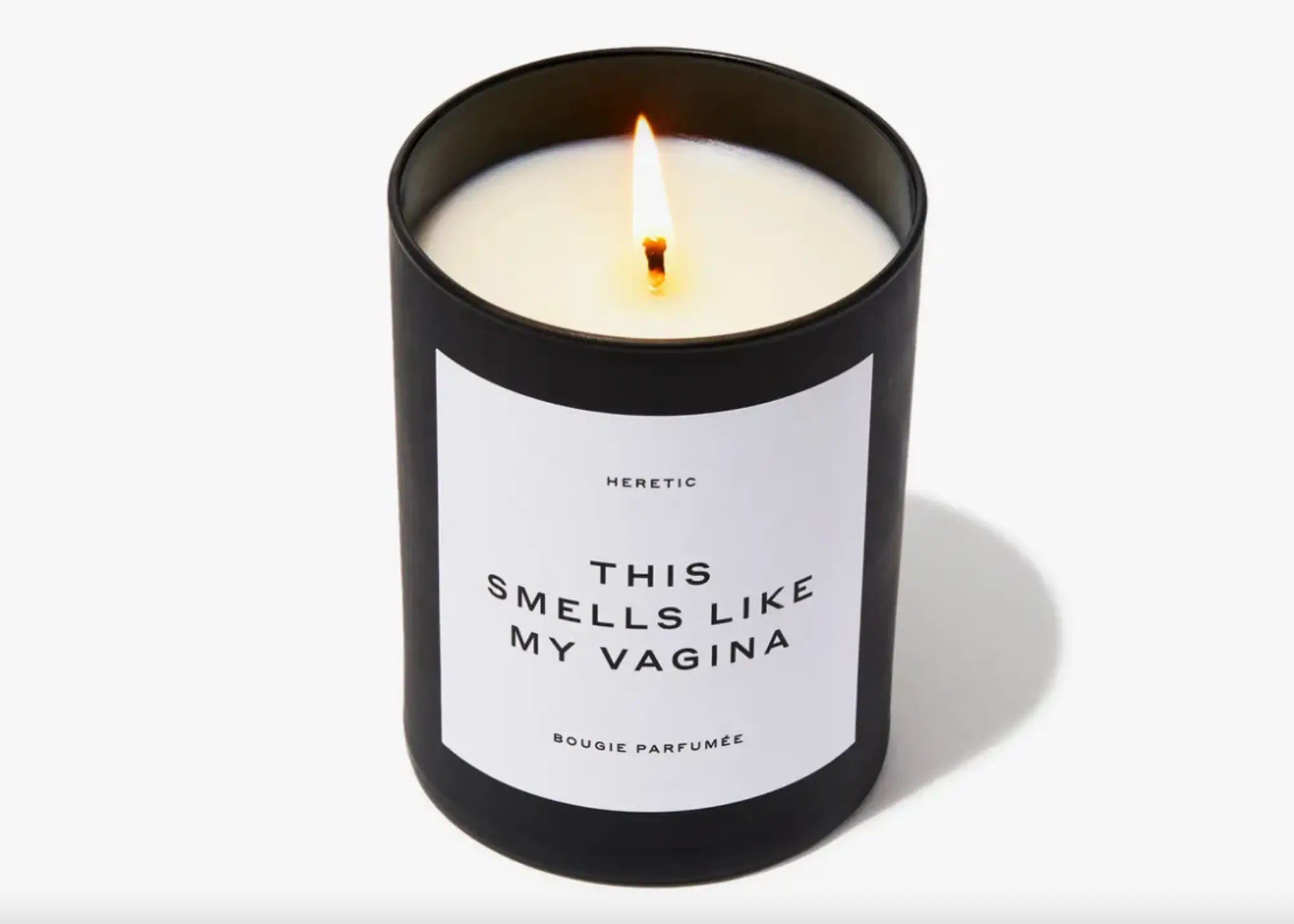 This is an interesting choice of candle name (Goop)