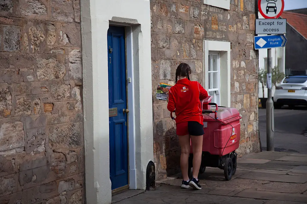Some Royal Mail workers defended the delivery driver, though dog owner Eve said her blind dog had one tooth and posed no threat (Thibaut Durand / Hans Lucas / AFP via Getty Images)
