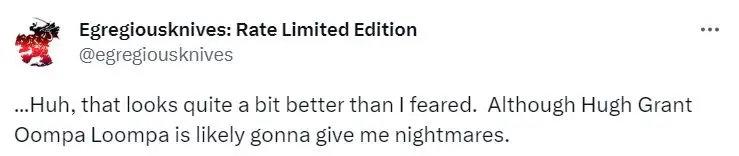 Hugh Grant's latest role is already giving people nightmares.