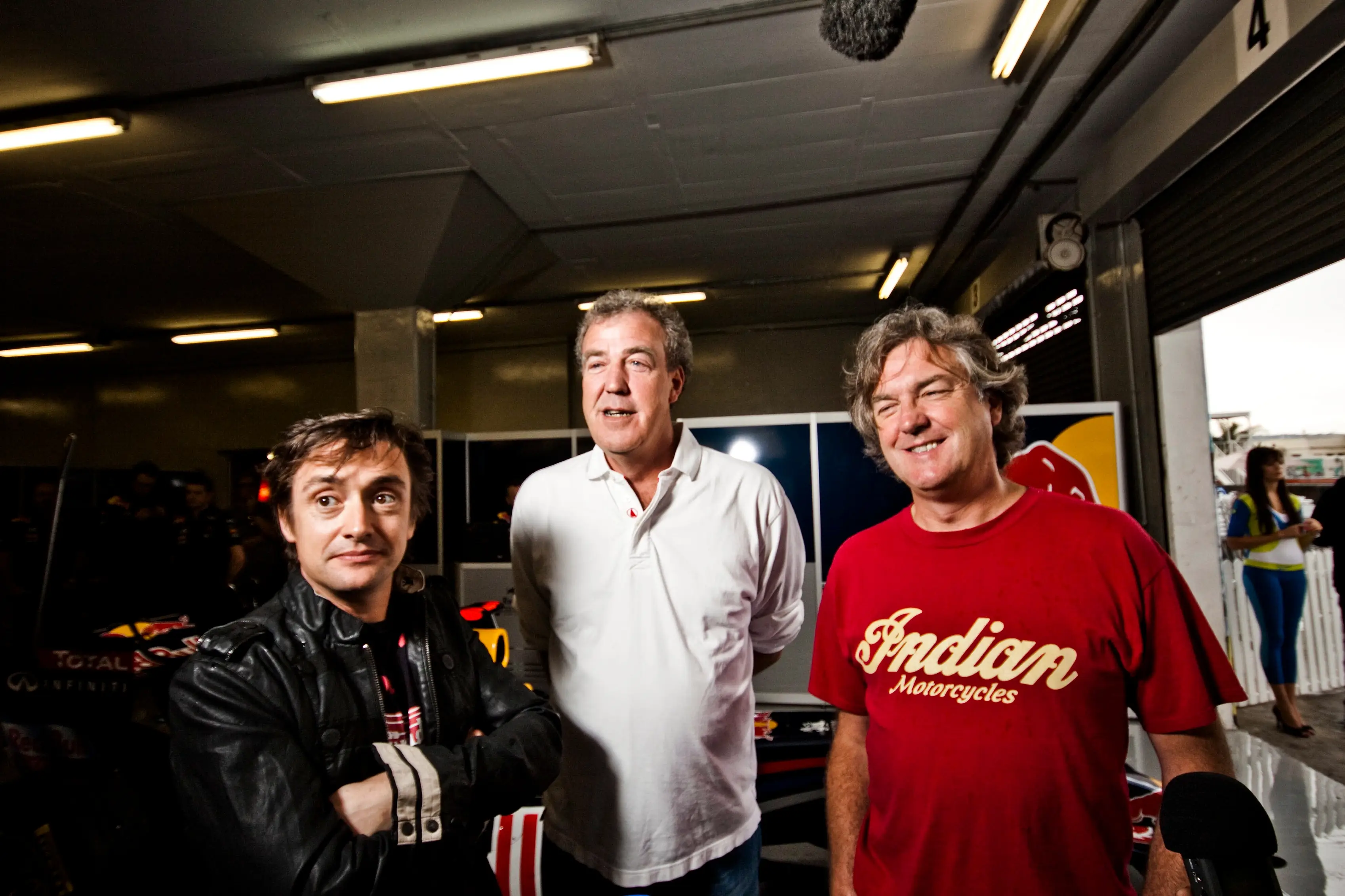 BBC bosses are alleged to have wanted to ditch Clarkson, Hammond or May in favour of hiring a 'black or Asian presenter' (Wayne Coetzee/Gallo Images Getty Images)