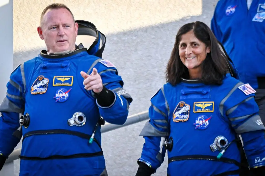 NASA astronauts Barry 'Butch' Wilmore and Sunita Williams have been on board the ISS since June 2024 (MIGUEL J. RODRIGUEZ CARRILLO/AFP via Getty Images)