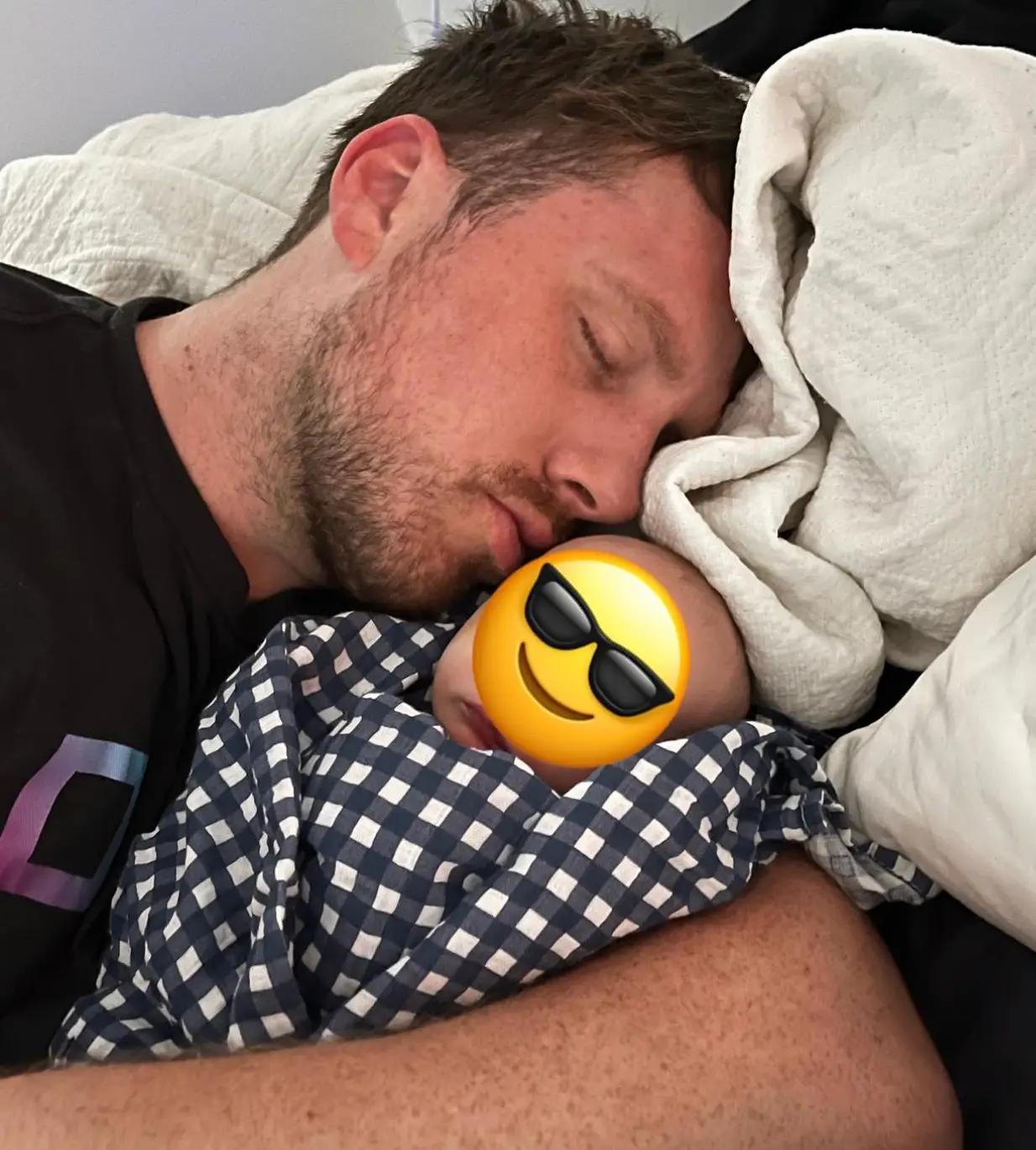 The journalist became a dad for the first time in 2023 (Instagram/@elijahschaffer)