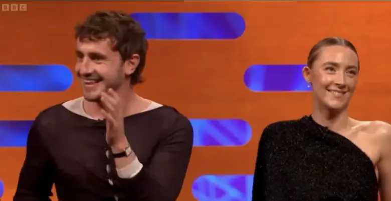 Paul Mescal responded to the viral moment (BBC)