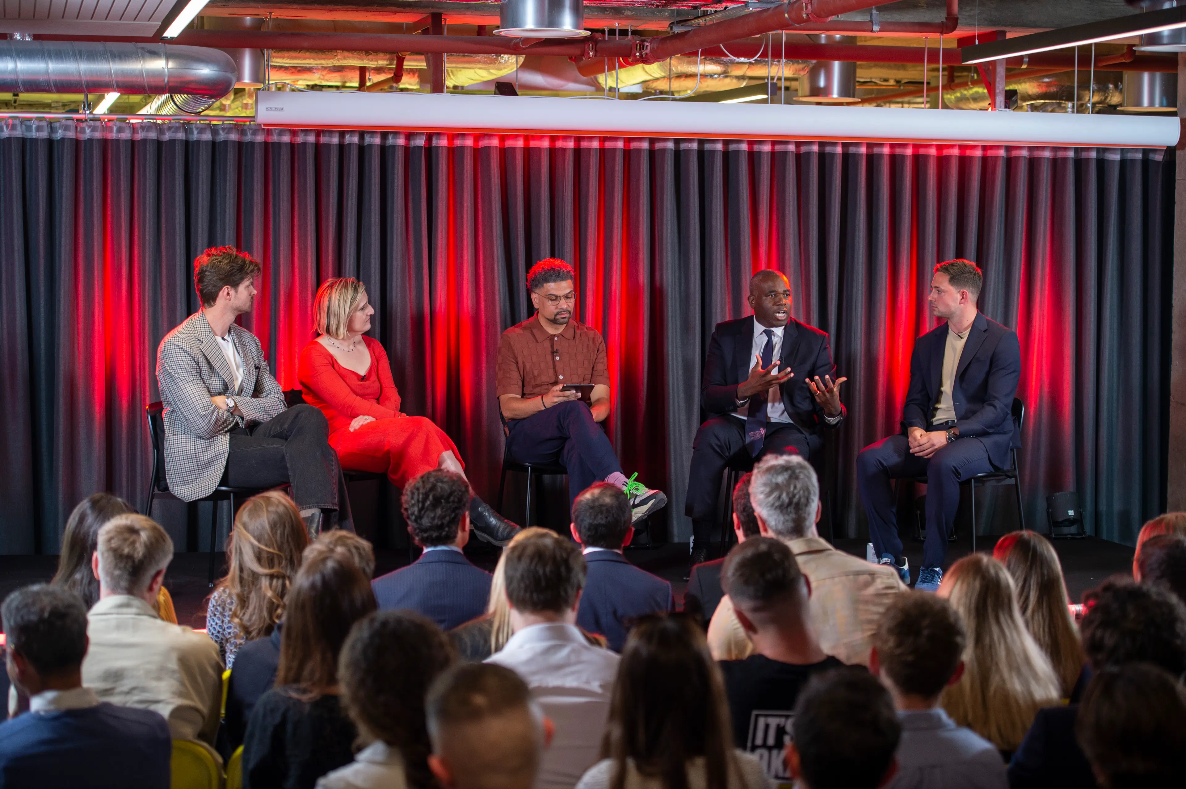 Leon West hosted the panel at LADbible's London office. (LADbible Happening Now)