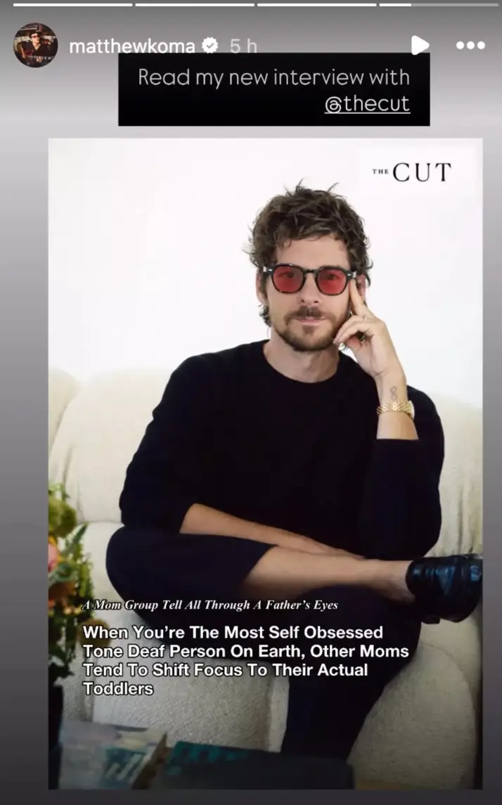 Duff's husband Matthew Koma weighed in on the drama with a seriously savage post (Instagram/@matthewkoma)