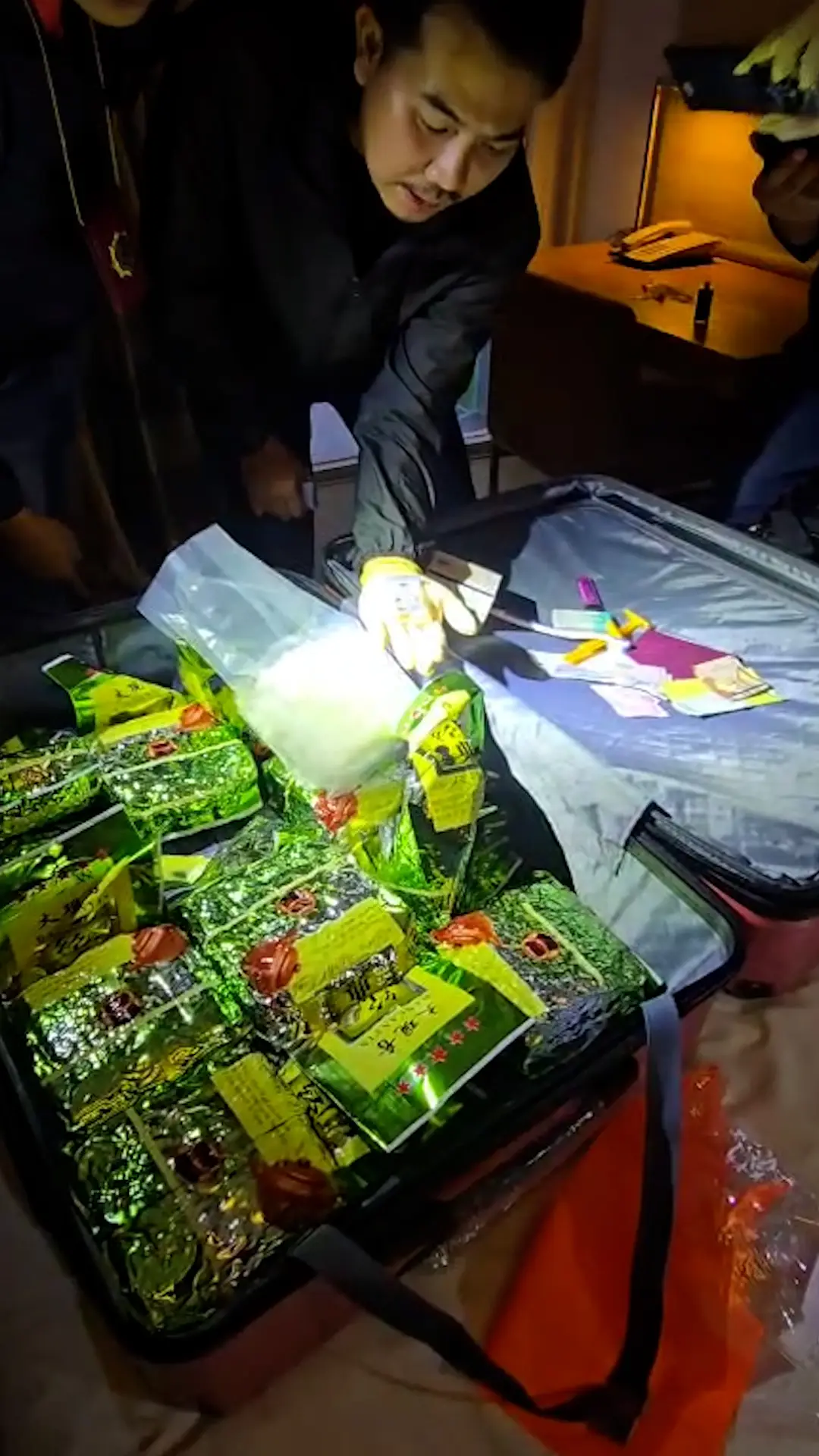 Police say 9.15kg of methamphetamine were recovered in the case (ViralPress)