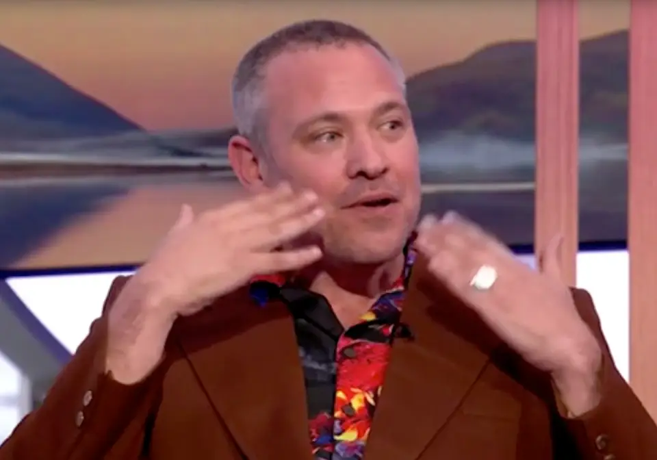 Young said he was 'sweating' just telling the story. (BBC)