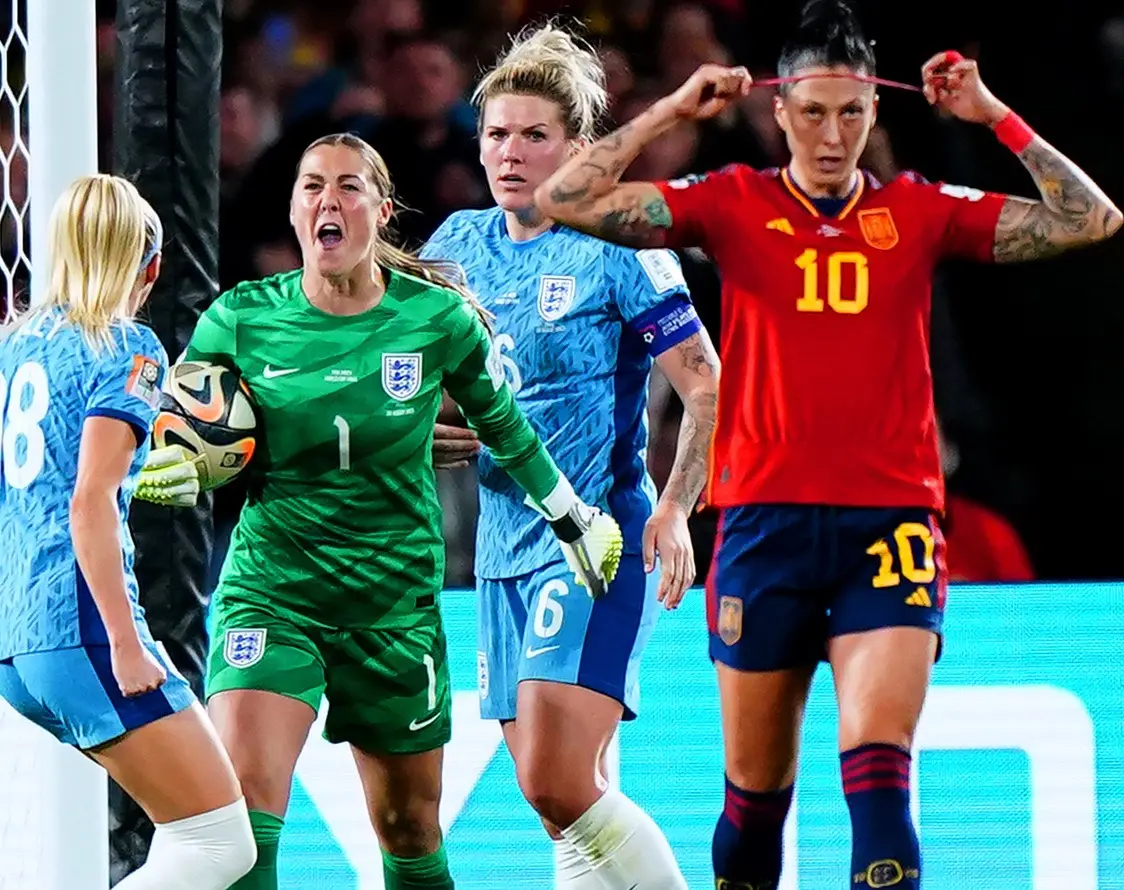 Sadly the saved penalty couldn't put England back in the game.