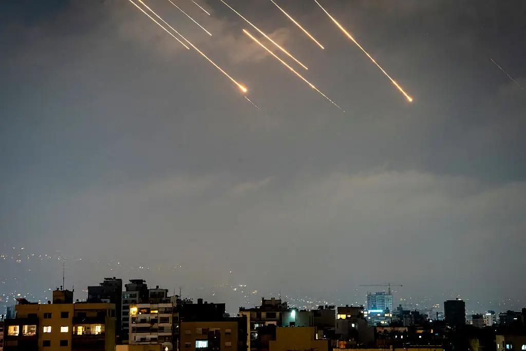 There have been multiple missile strikes between Israel and Iran (NAEL CHAHINE/Middle East Images/AFP via Getty Images)