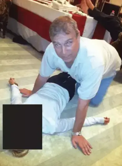 The images were released in Department of Justice files (DoJ)