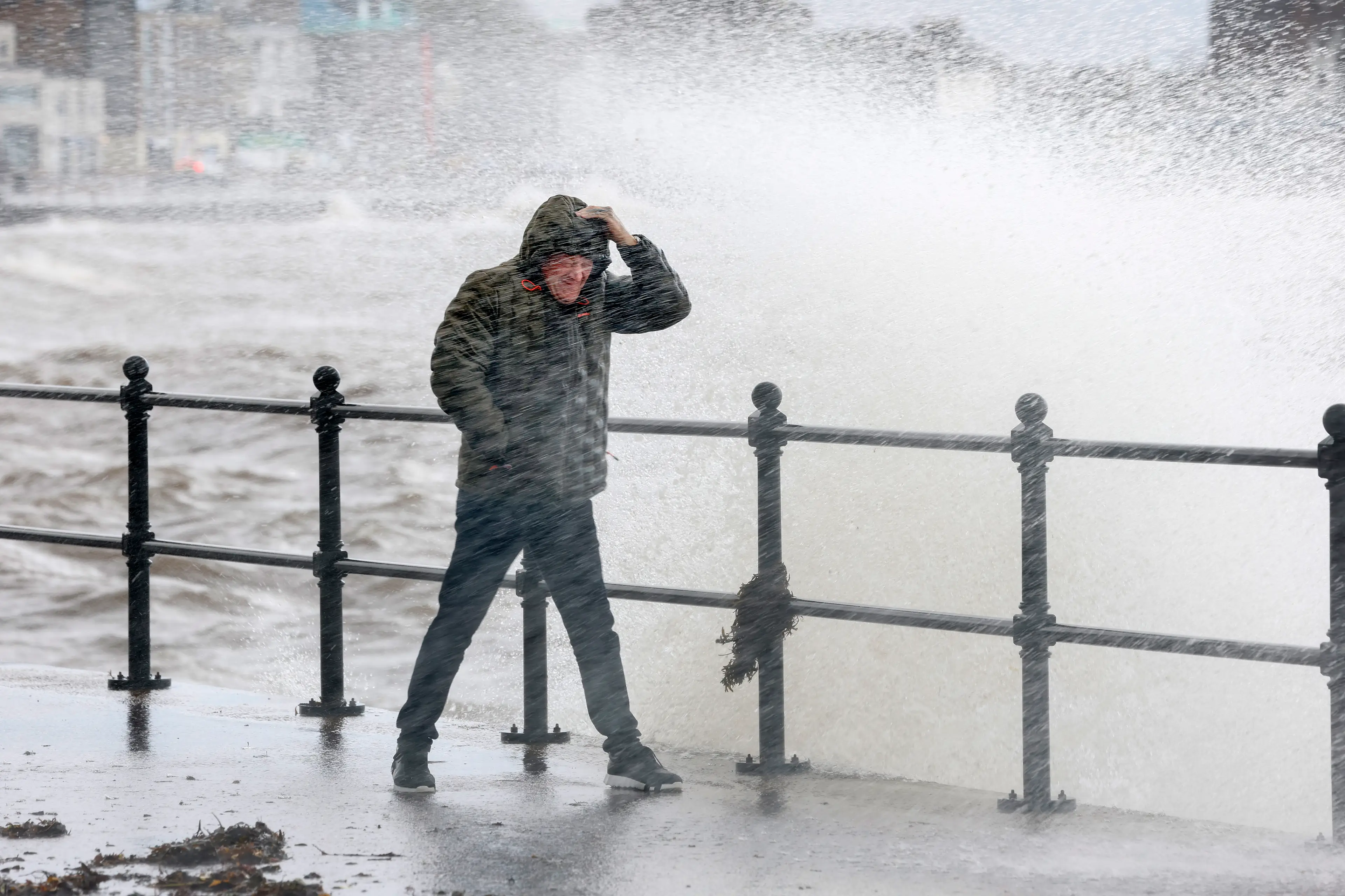 Brits felt the full force of Storm Boelo over the weekend (Jeff J Mitchell/Getty Images)