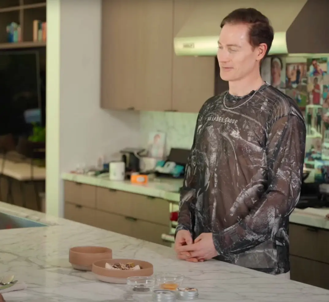 The goal, he says, is to 'make death optional.' (ITV)