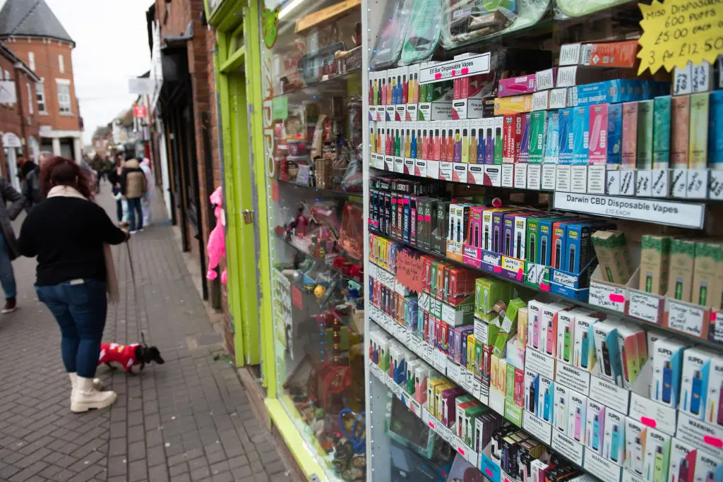 Higher VAT will be added to vape products (John Keeble/Getty Images)