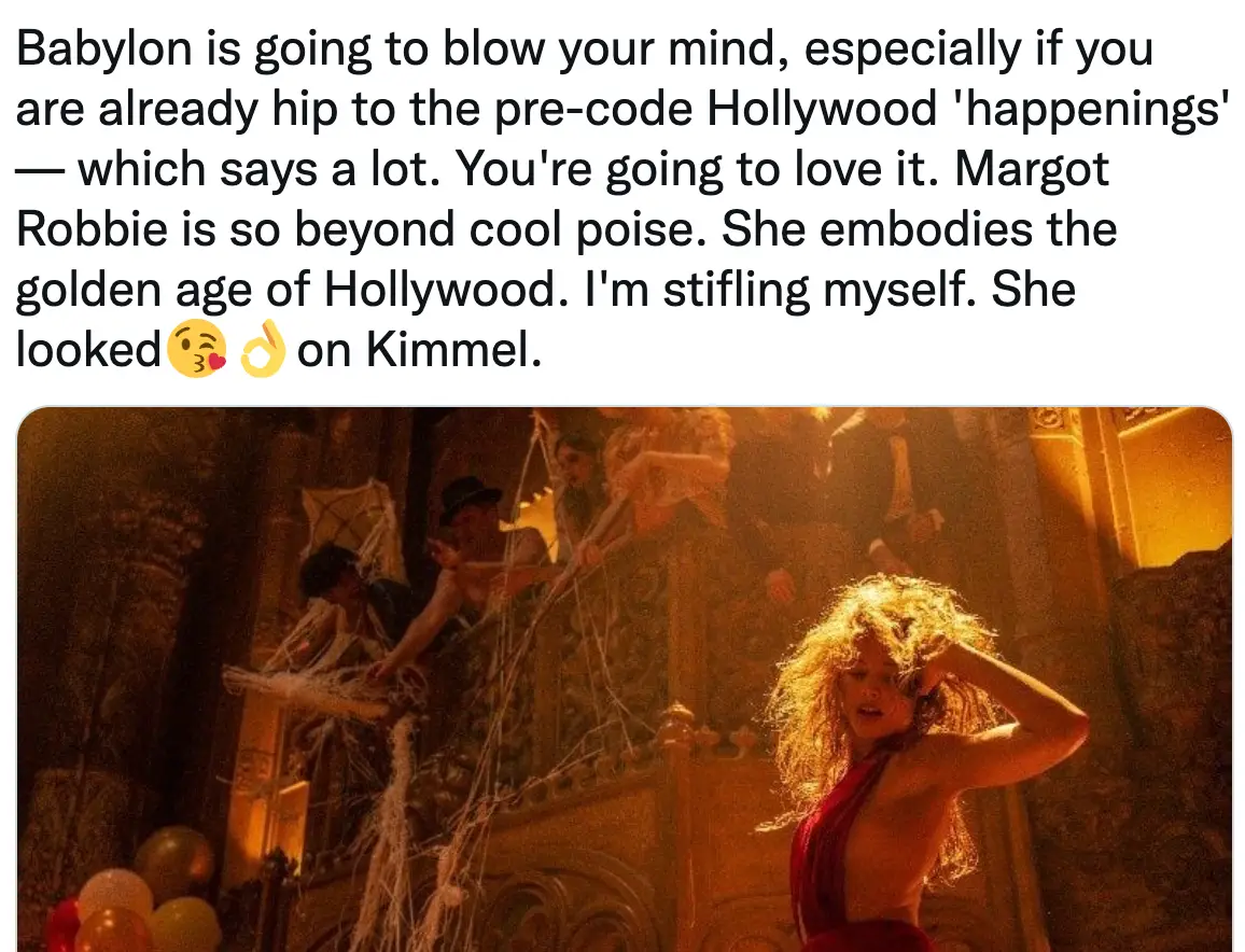 Fans have said Robbie deserves an Oscar for her performance.