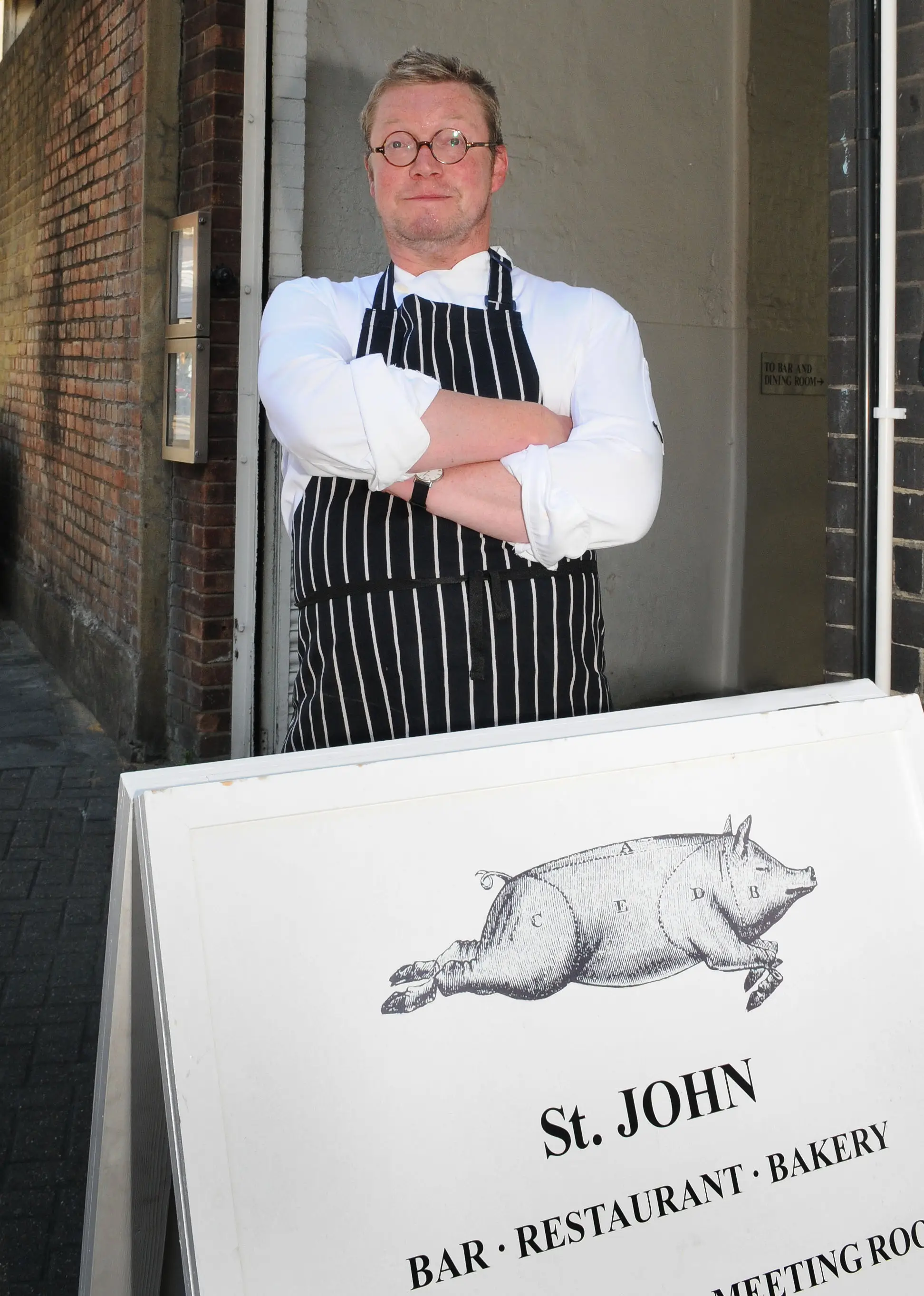 Chef Fergus at his popular London foodie spot. (Jim Dyson/Getty Images)
