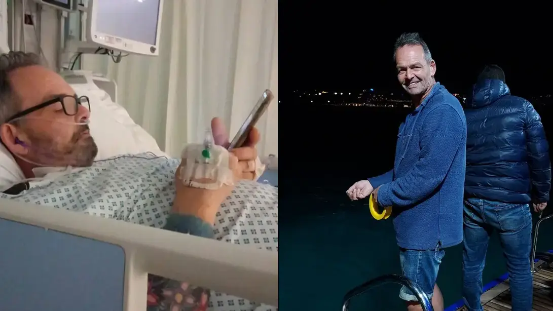 Man who woke up with a 'cold' spent three months in hospital after it turned out to be flesh-eating bug in his bum