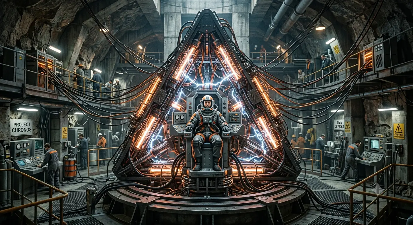 An AI rendering of the time machine based on Walker's description (LADbible)