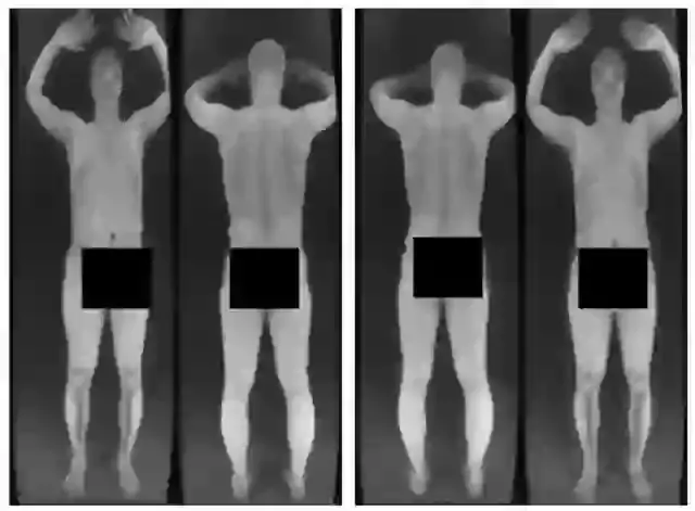 The full body scanners are no longer in operation (X)