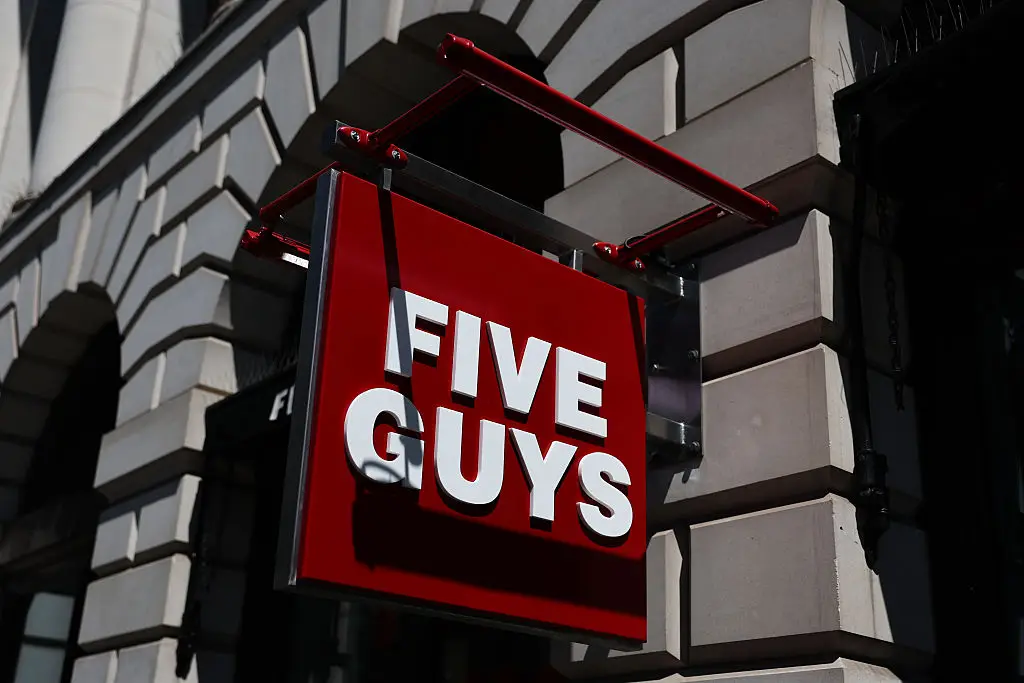 Despite the lack of advertising, Five Guys certainly has a reputation for lots of chips (Jakub Porzycki/NurPhoto via Getty Images)