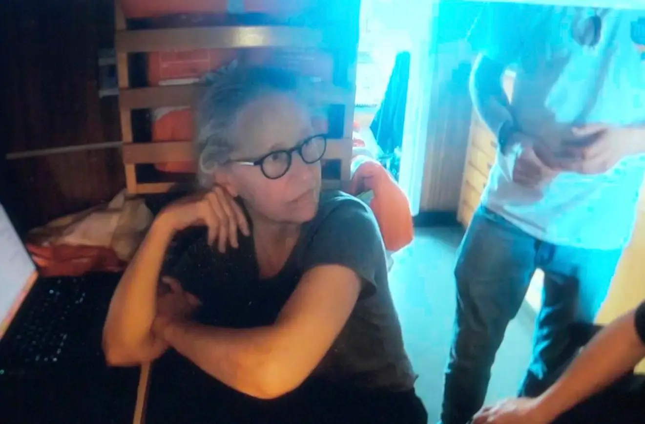 Footage of Rush's wife Wendy hearing a suspicious 'bang' is featured in the BBC documentary (BBC)