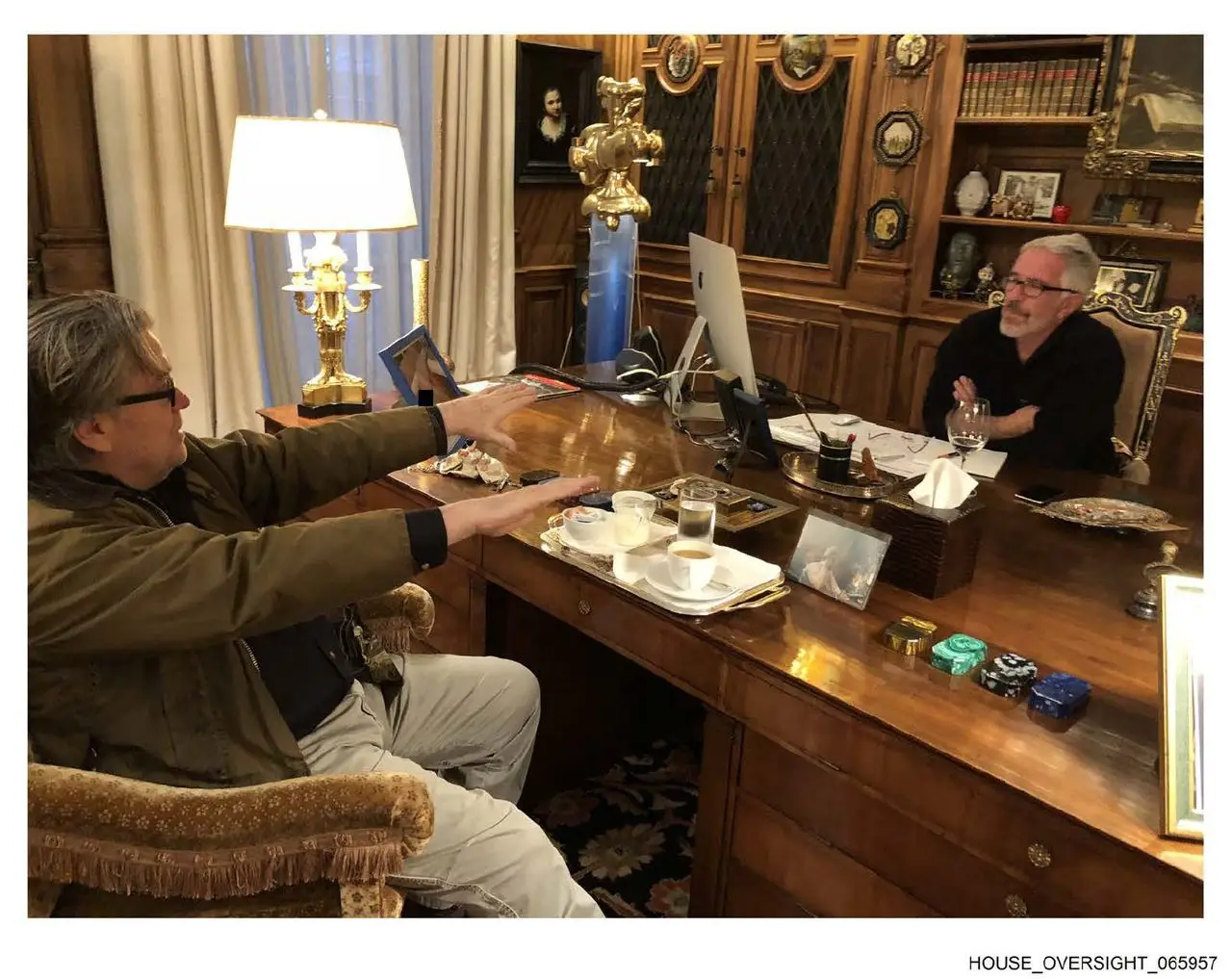 Steve Bannon appeared in the pictures (House Democrats)