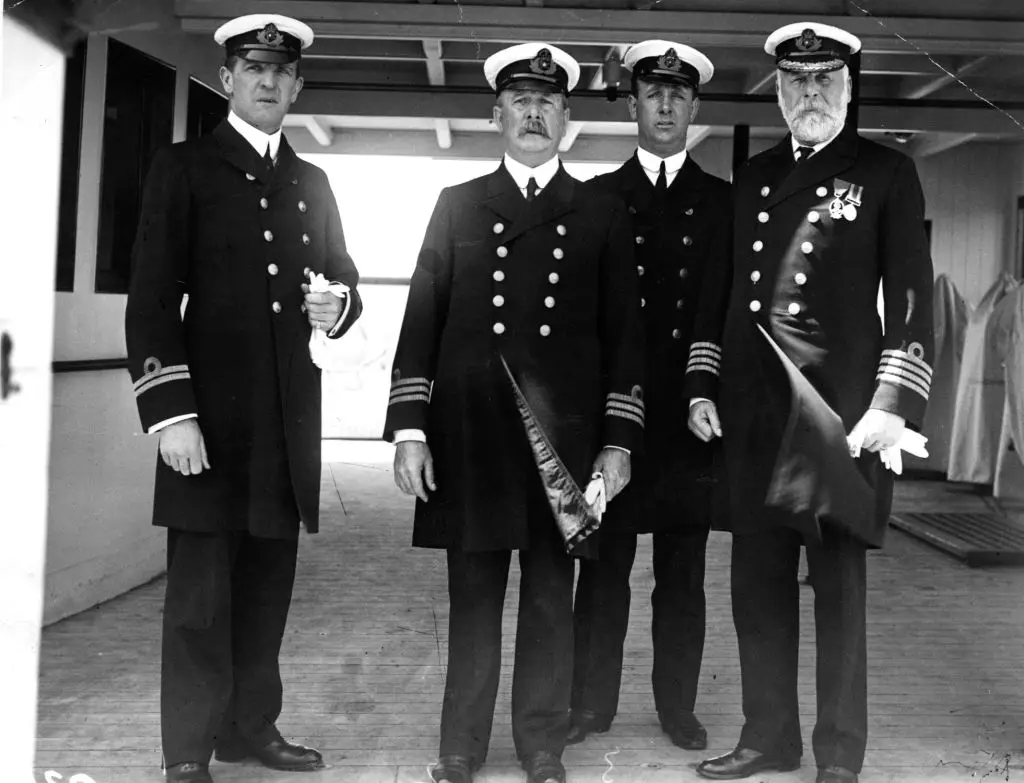 The documentary appears to clear up some confusion on the fate of First Officer William McMaster Murdoch (left) and contradict his portrayal in the 1997 film (Topical Press Agency/Hulton Archive/Getty Images)