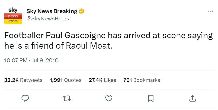 Gazza's attempted intervention left a lot of people confused.