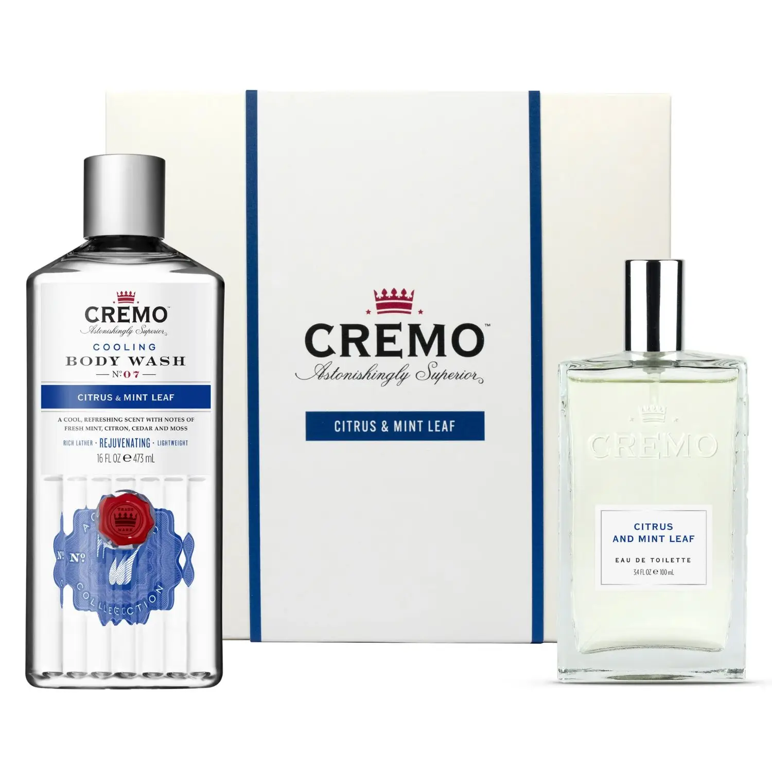 The Citrus & Mint Leaf giftset is available for £43.95 (Cremo)
