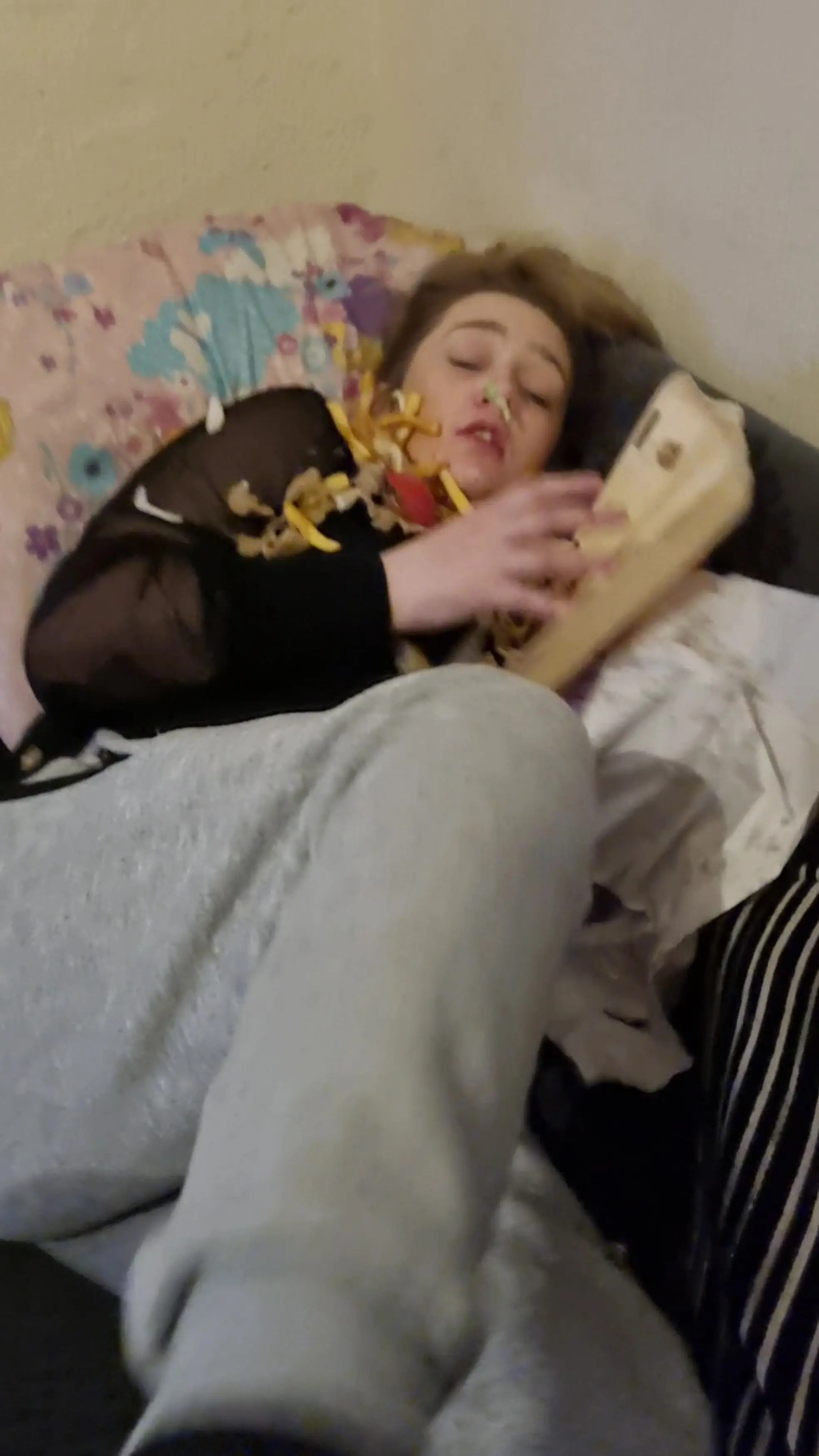 Jamie was ruthlessly pranked by her boyfriend.