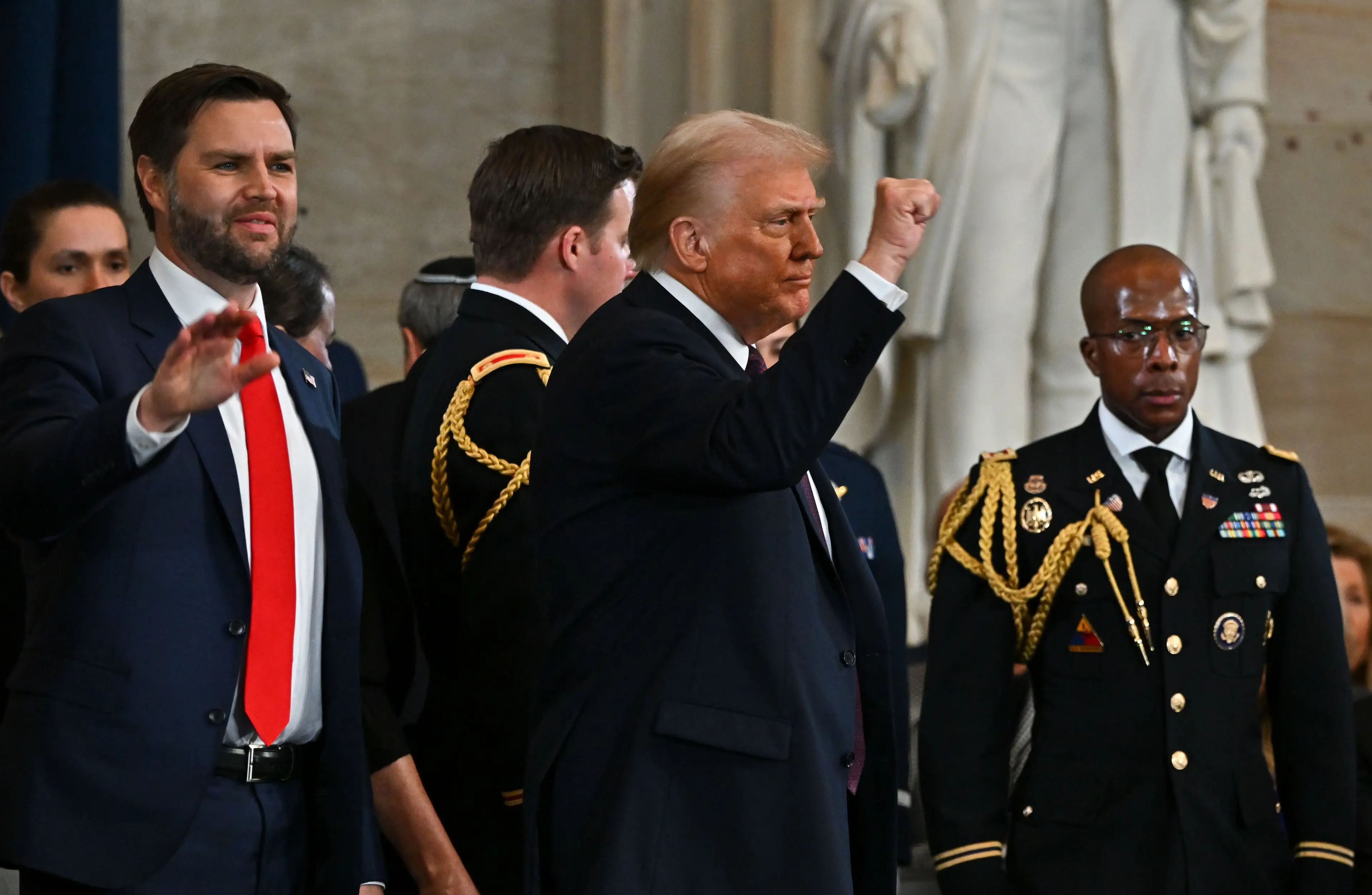Donald Trump has been sworn in as President (Ricky Carioti - Pool/Getty Images)