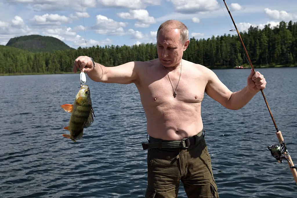 The now-deleted video is at odds with the image of health Putin has been careful to portray over the years (Photo by ALEXEY NIKOLSKY/SPUTNIK/AFP via Getty Images)