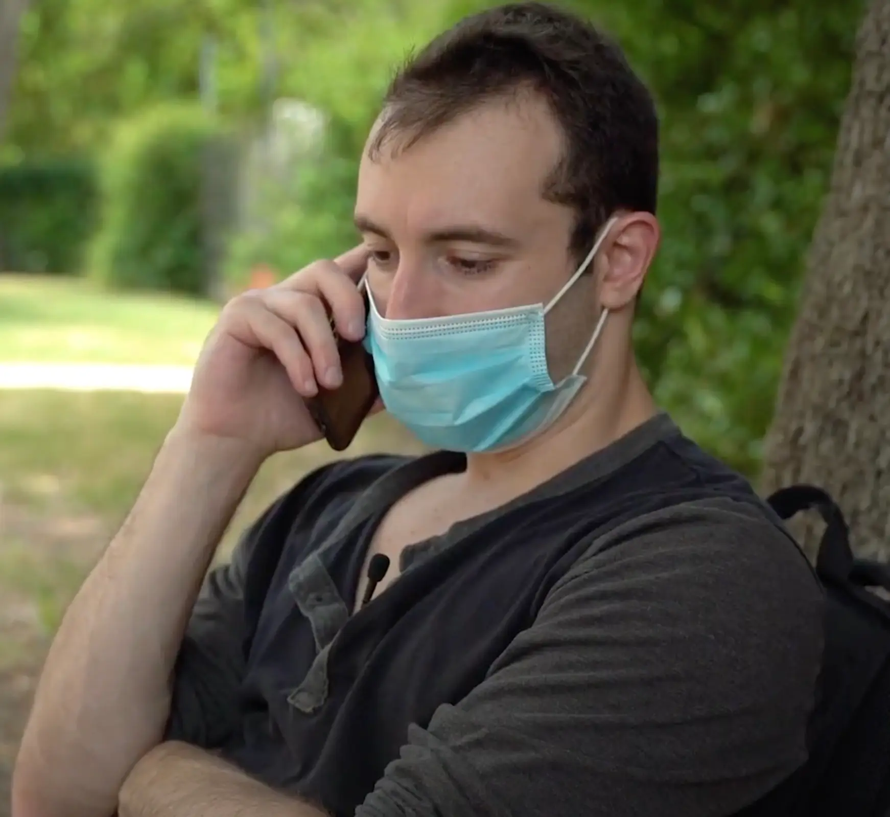 Mike Black struggled to find a place to stay on his first day of homelessness (YouTube/@themikeblack)