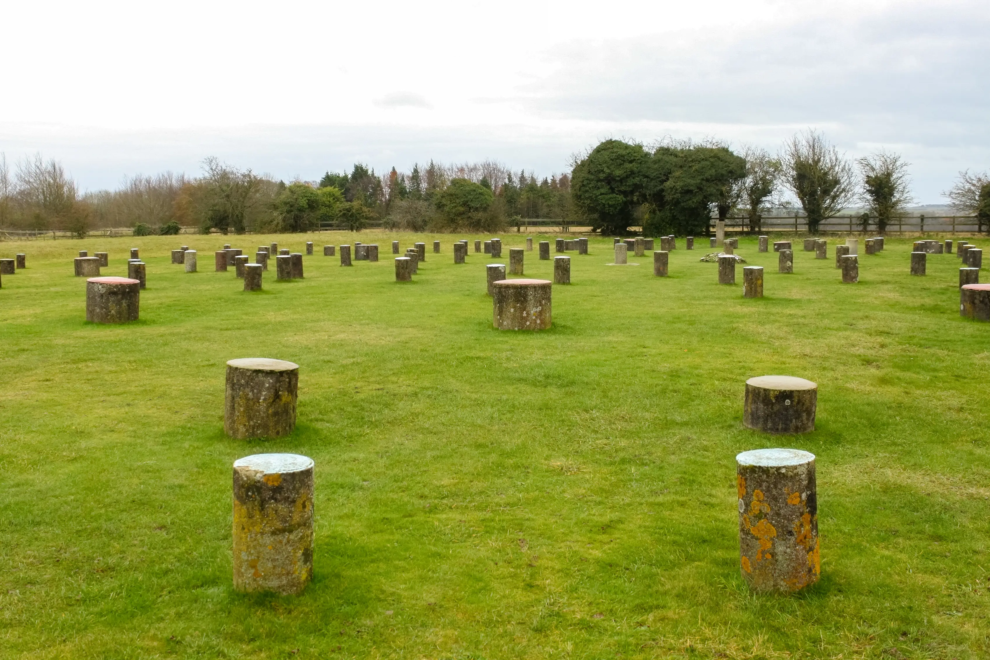 The original Woodhenge site in Wiltshire, England (Getty Stock Images)