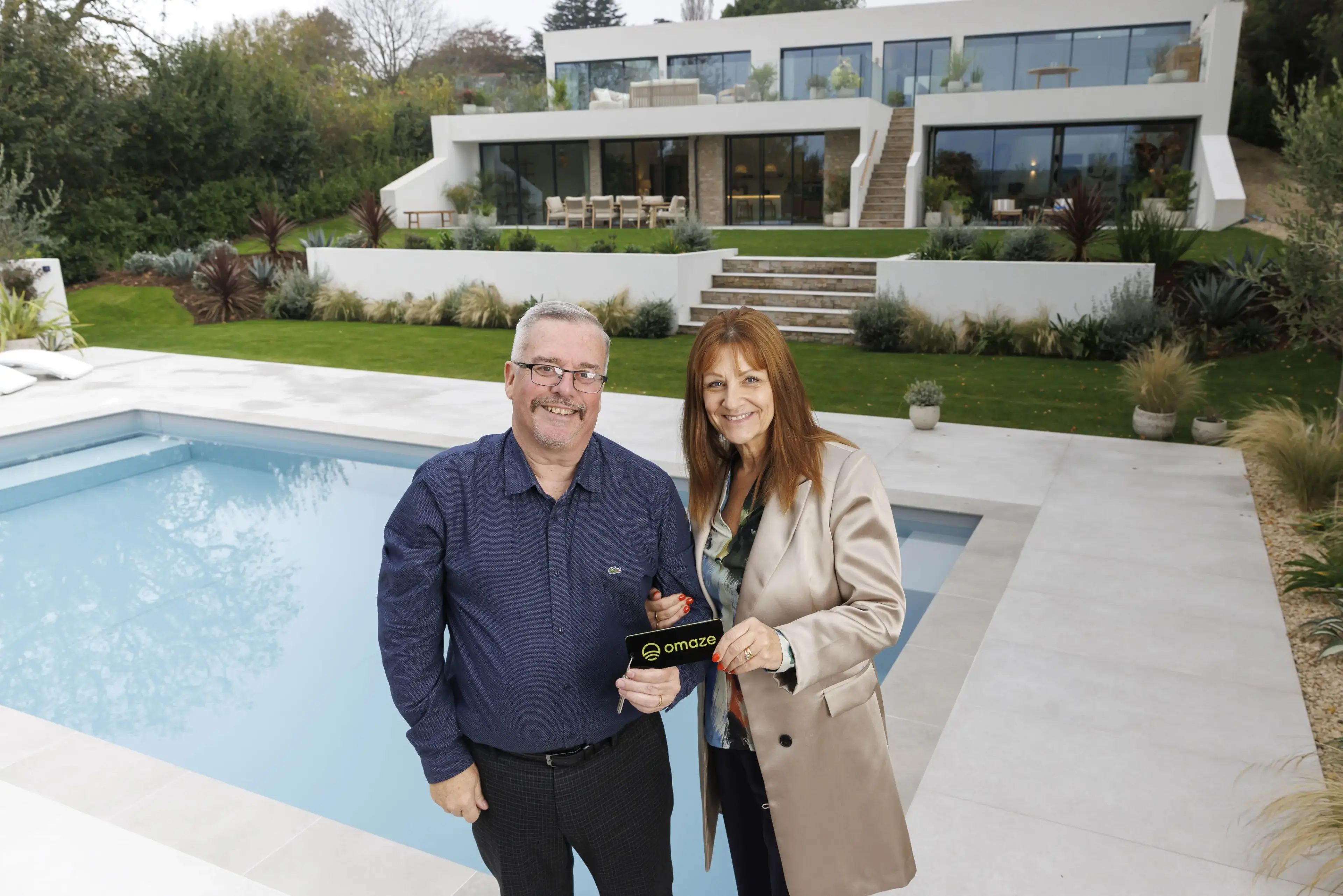 Tom Steenson admitted he nearly ignored the call from his wife Carole (SWNS)