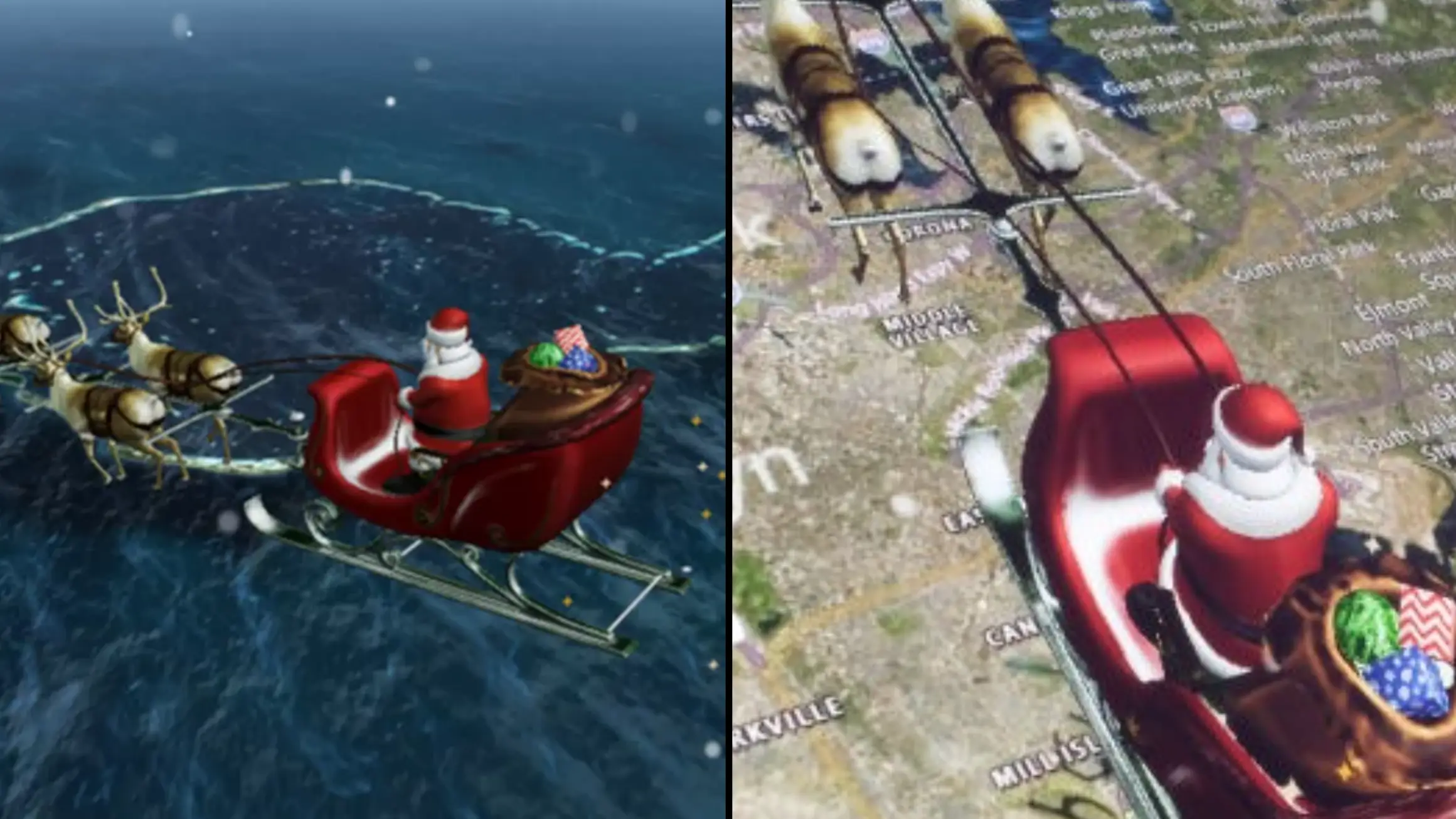 Santa has officially taken off and you can track where he is in the sky right now 