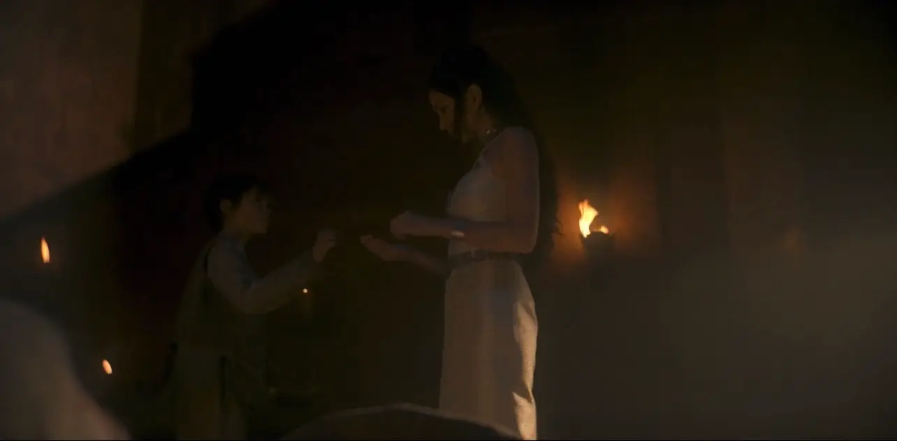 Fans spotted Mysaria speaking to the boy who had gone to Otto.