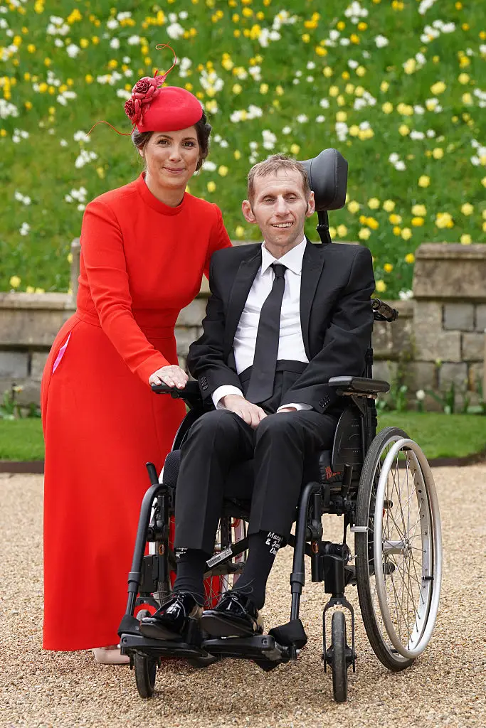 Rob and Lindsey Burrow were married for 17 years and share three children (Steve Parsons / POOL / AFP via Getty Images)
