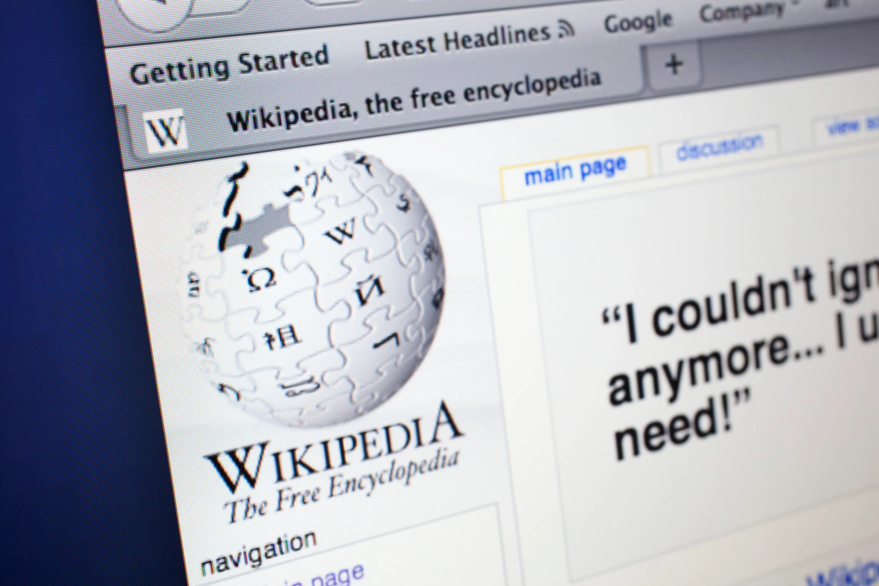 He said the online encyclopedia should be 'defunded' in a post on X  (In Pictures Ltd./Corbis via Getty Images)