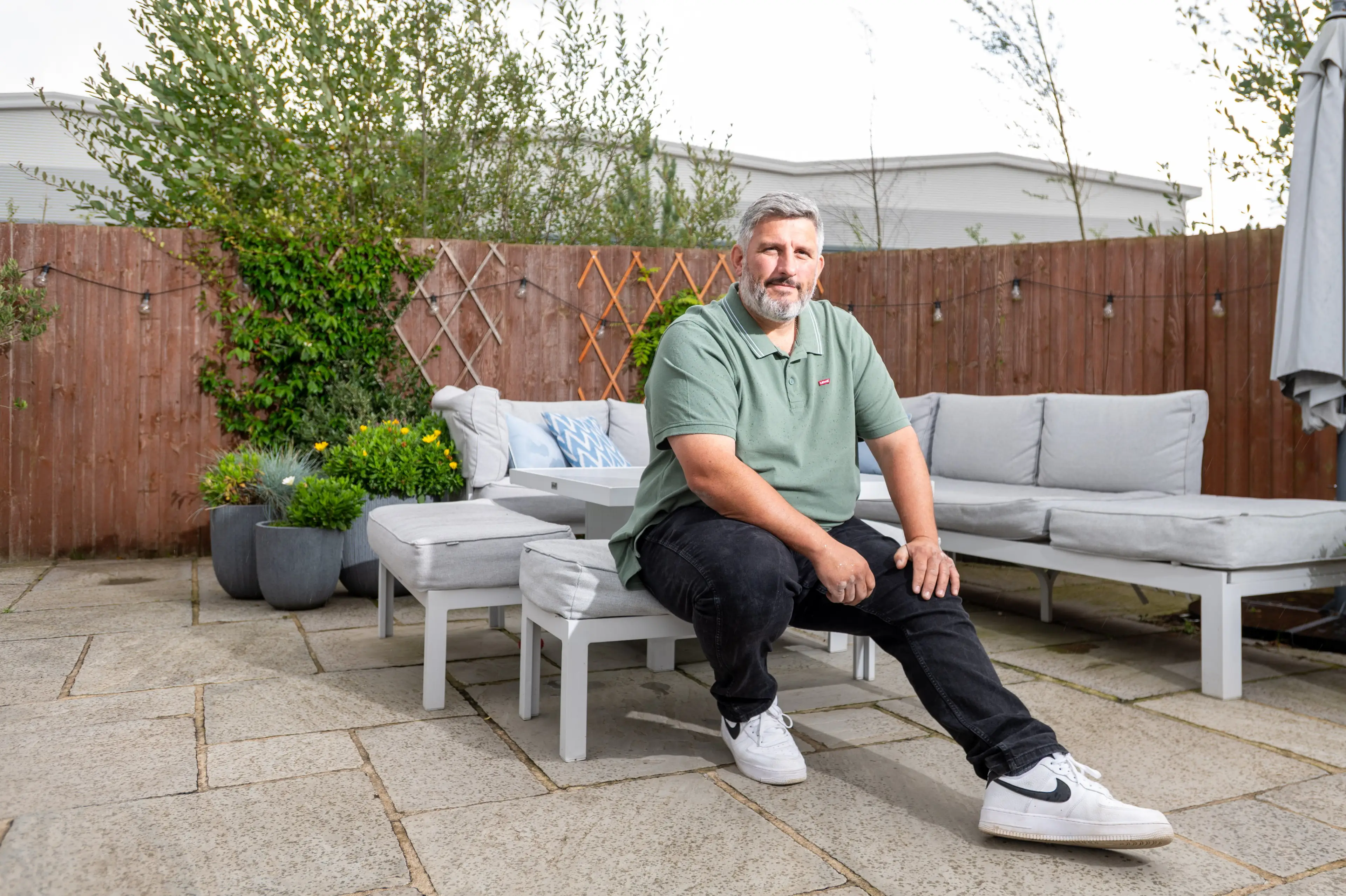 Builder David has been left despondent at the warehouses (SWNS)