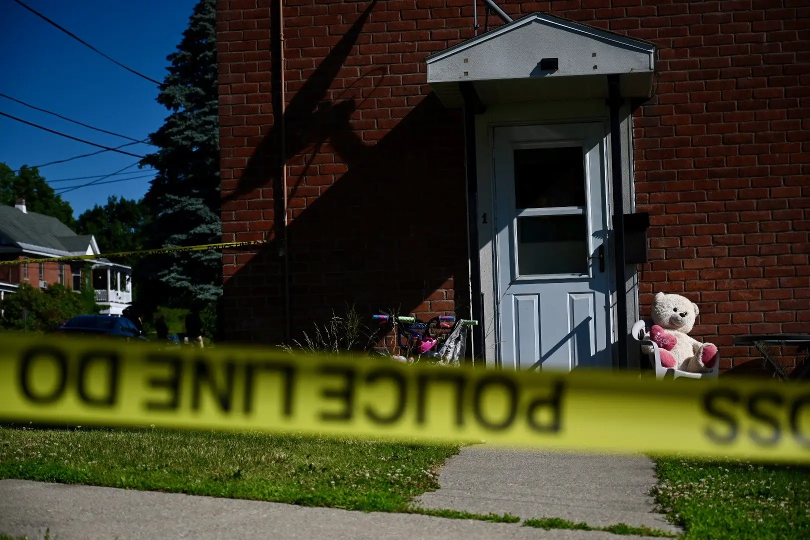 Police have shared details of messages sent between the mother and grandmother (Will Waldron/Albany Times Union via Getty Images)