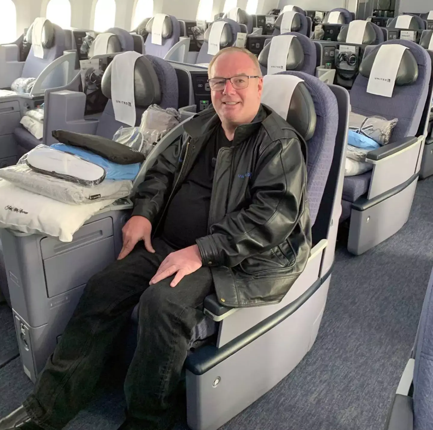 Tom Stuker is 'the world's most frequent flyer' (Instagram/@ua1flyer)