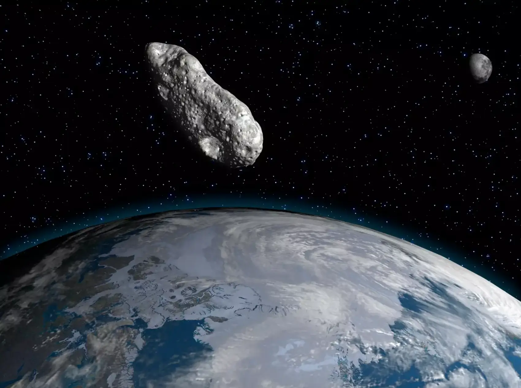 An asteroid named the 'God of Chaos' is set to get closer to Earth than some satellites in 2029 (Getty Stock Images)