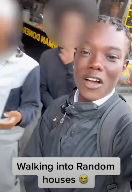 O'Garro even entered a house, seemingly without the occupants' permission.