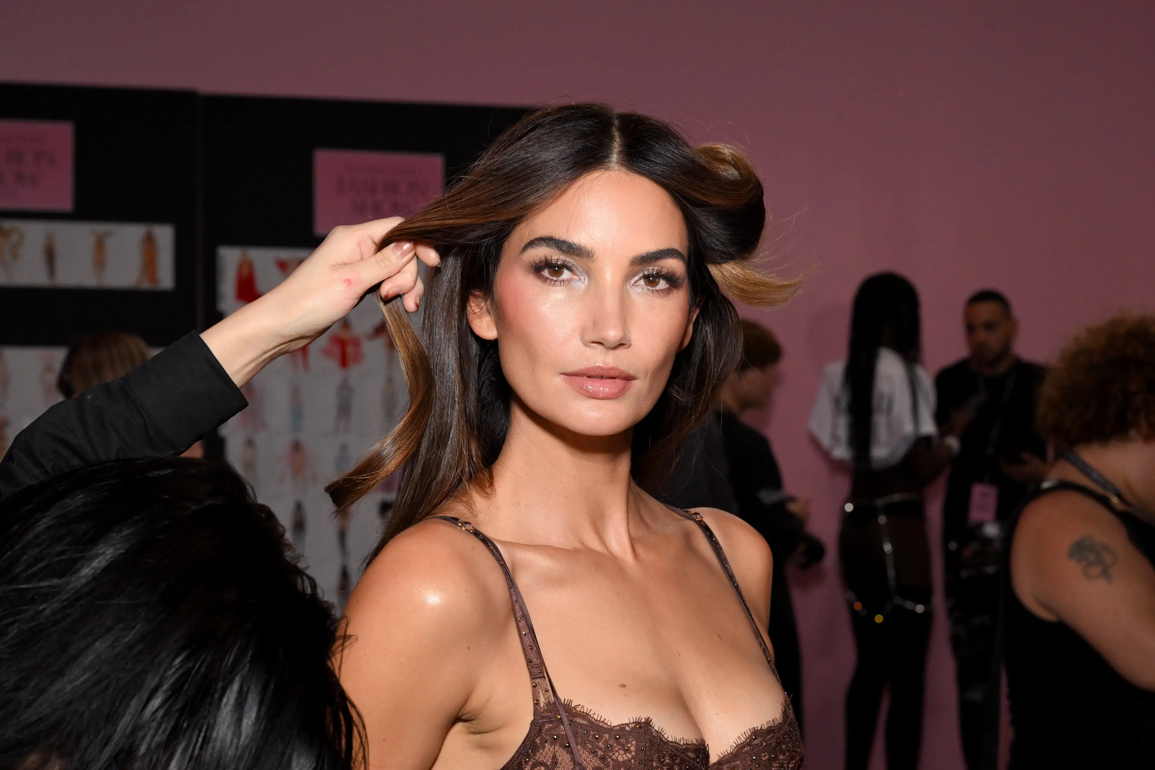 The survey indicated that someone like Lily Aldridge would be close to the scientific ideal (Slaven Vlasic/Getty Images for Victoria's Secret)