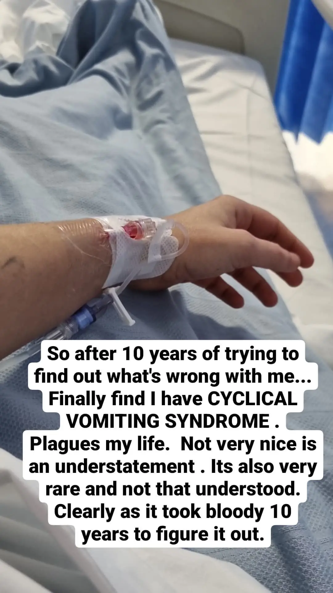 Harman has Cyclical Vomiting Syndrome.