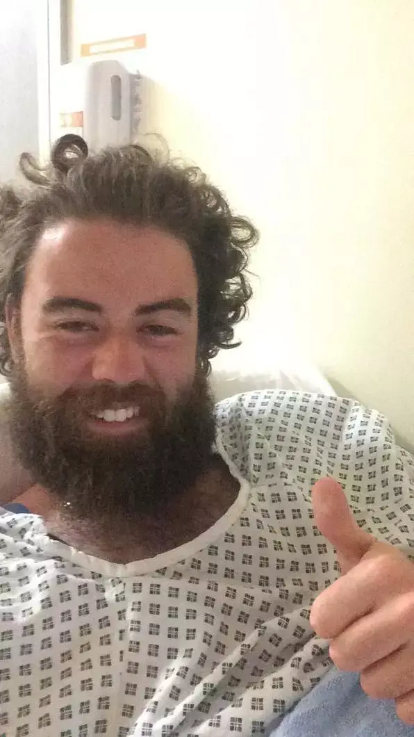 A couple of years ago he had to be rescued off the coast of Ireland.