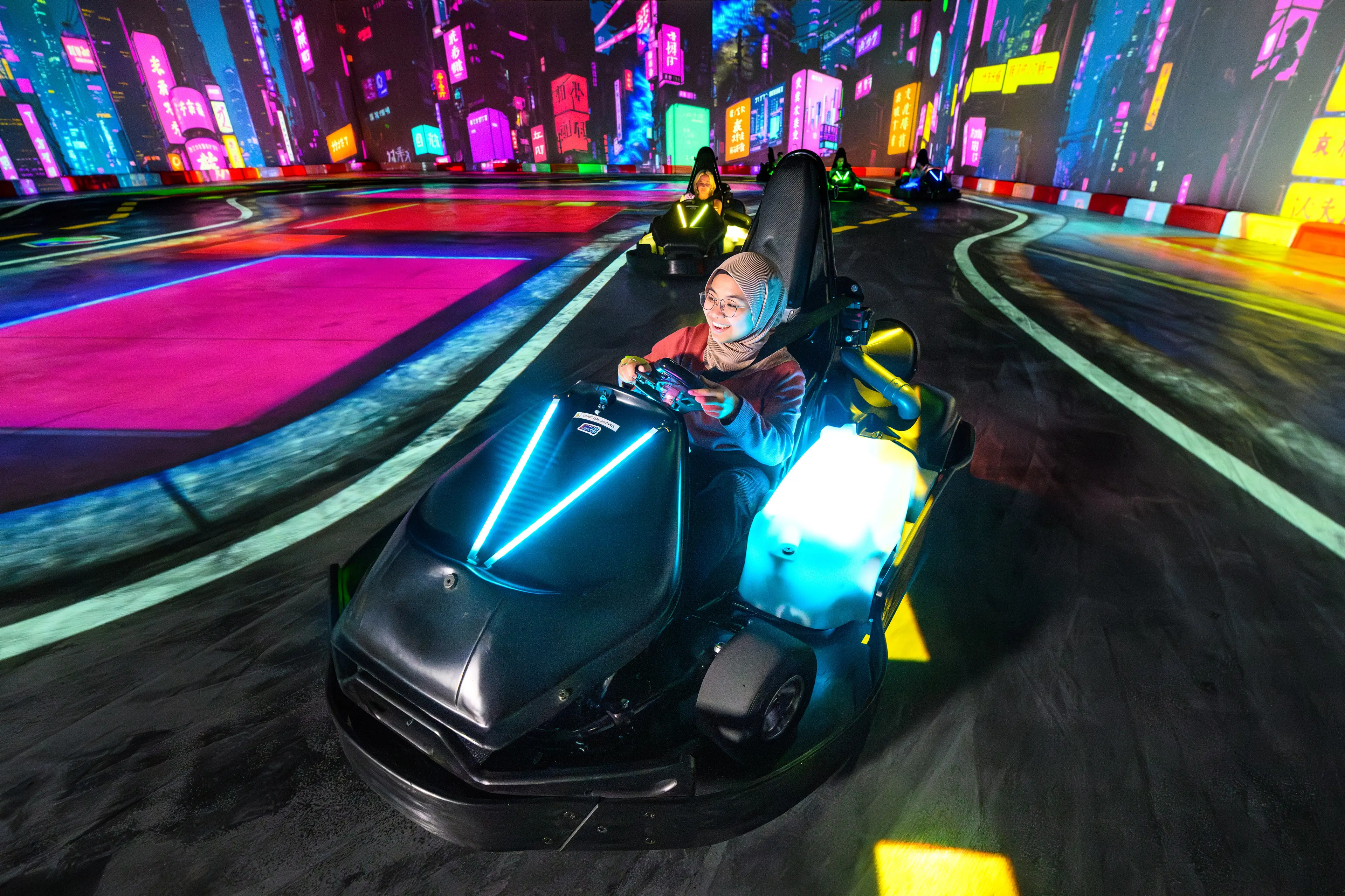 Watch out for missiles and fried eggs at Chaos Karts