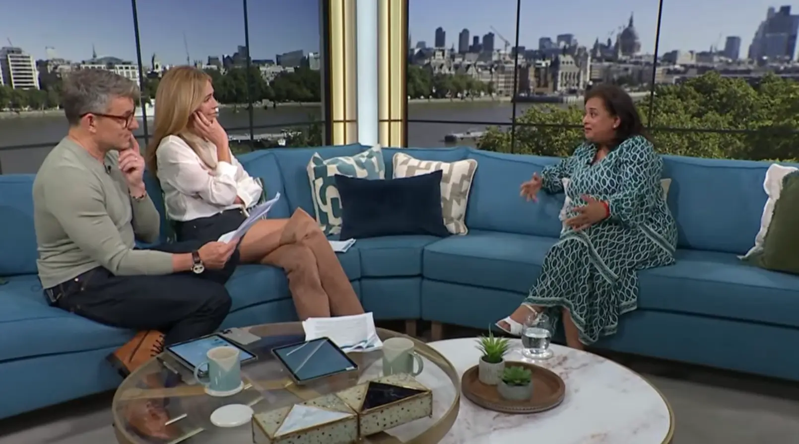 Ben Shepherd and Cat Deeley praised her bravery and determination (ITV)