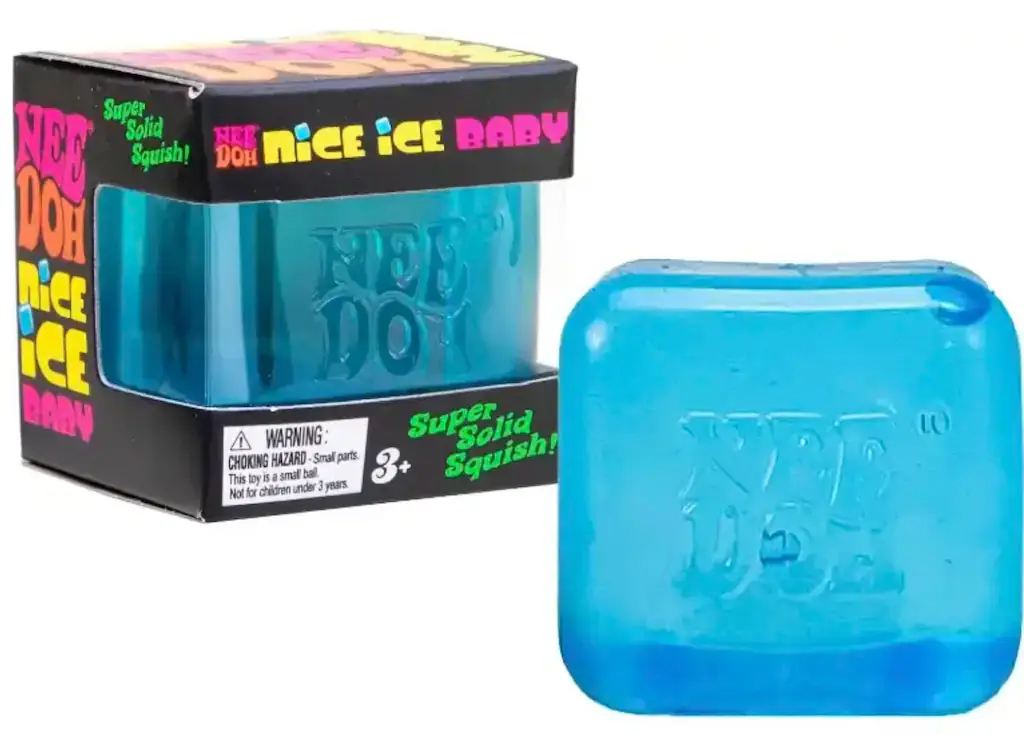 Nee Doh Cubes aren't designed to be heated up (Schylling)