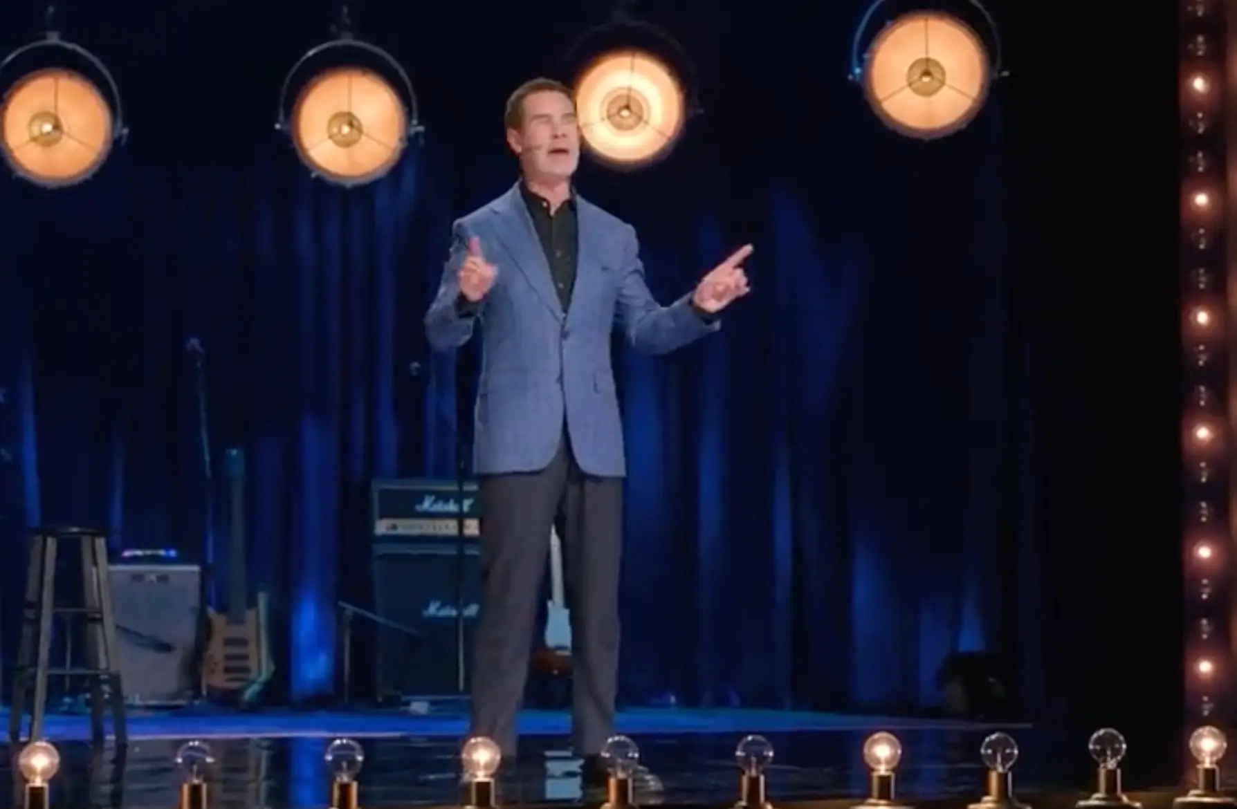 The comedian’s jokes divided opinion.